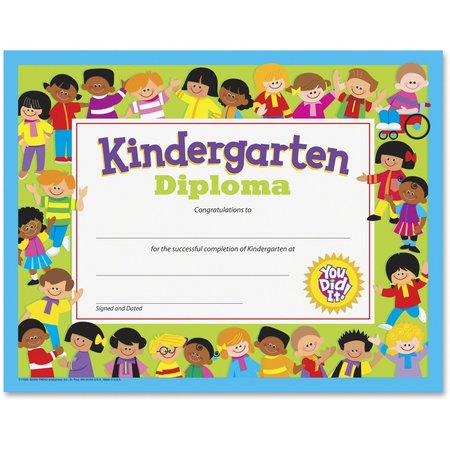 TREND ENTERPRISES Kindergarten Diploma, PK180, Recommended Grade: Grade K T17005